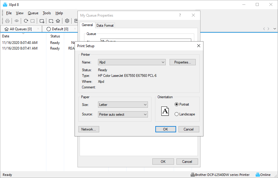 Manage organization print jobs